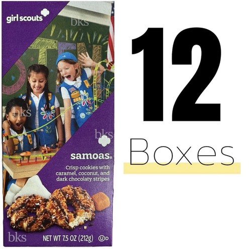 Girl scouts samoa cookies - samoa,